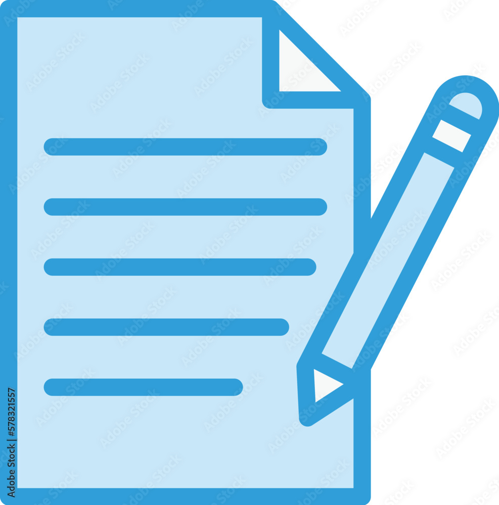 Write Vector Icon Design Illustration