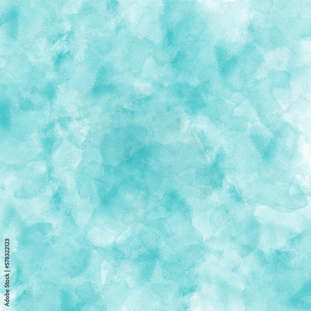 Abstract Blue Watercolor Background Texture