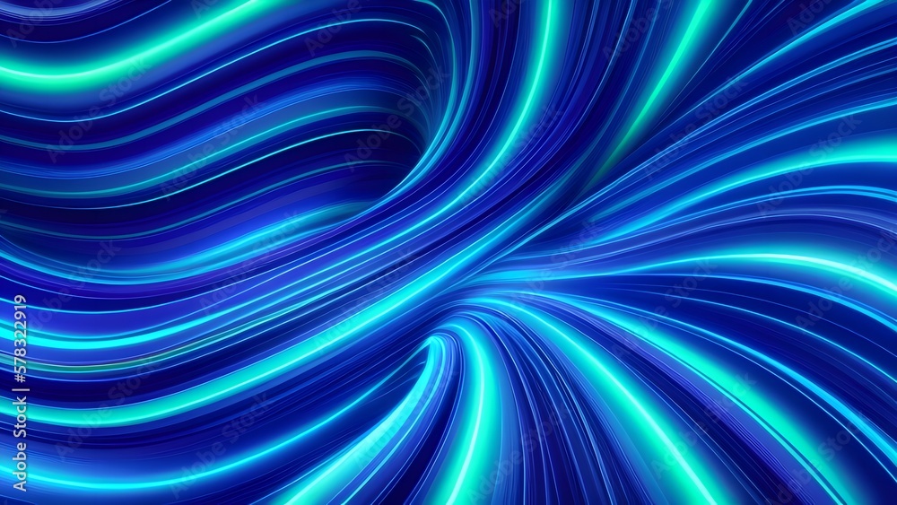 Abstract wavy background, generative AI Abstract wavy background, generative AI