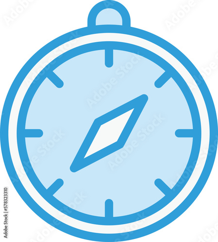 Free Download Compass Vector Icon Design Illustration - GFXLoad