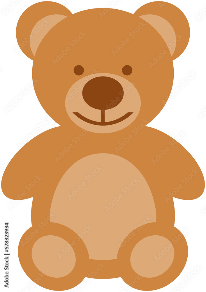 Bear icon for app, ui, web. Toy isolated illustration. Bear icon for app, ui, web. Toy isolated illustration.