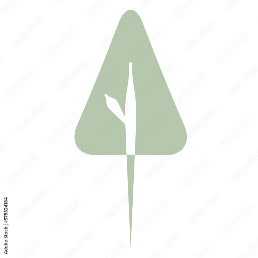 Flat Tree Green Environment Nature Monotone Collection Set Flat Tree Green Environment Nature Monotone Collection Set