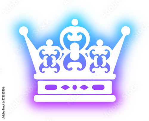 Collection of crown neon