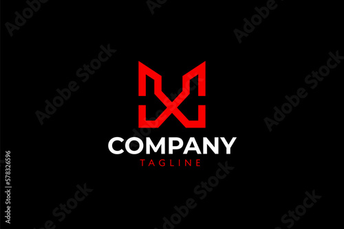 Modern letter x logo design. modern, minimalist, icon, Vector