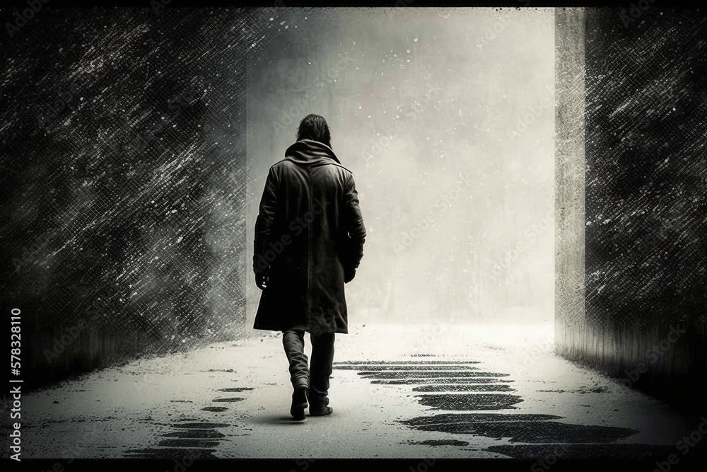 Person Walking the Path