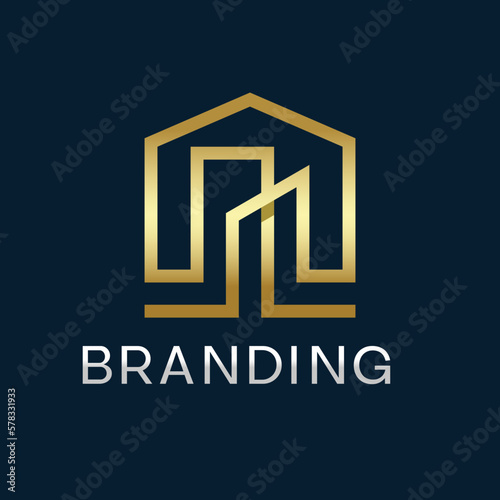 Minimalist Real Estate Logo Design
