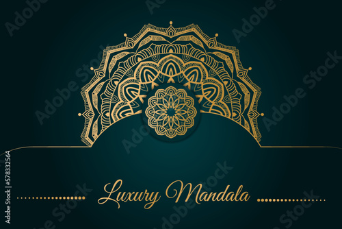 Ornamental luxury mandala pattern design