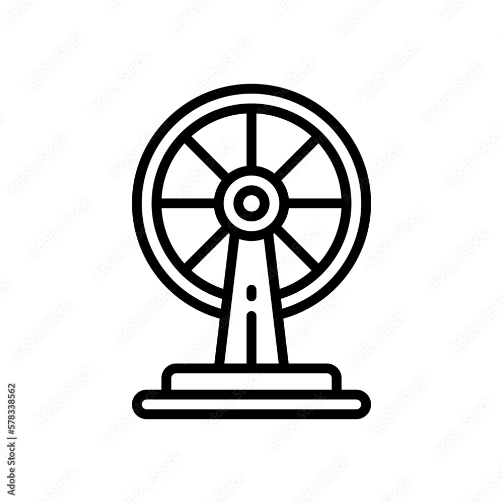 hamster wheel icon for your website design, logo, app, UI. 