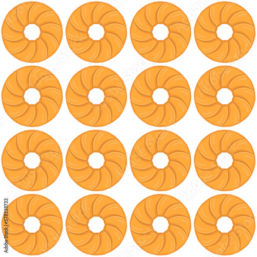 Pattern homemade cookie different taste in pastry biscuit
