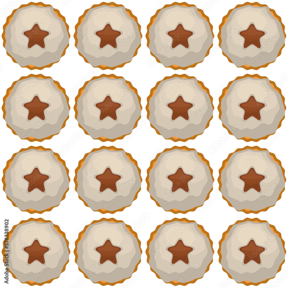 Pattern homemade cookie different taste in pastry biscuit Pattern homemade cookie different taste in pastry biscuit