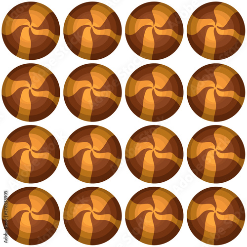 Pattern homemade cookie different taste in pastry biscuit