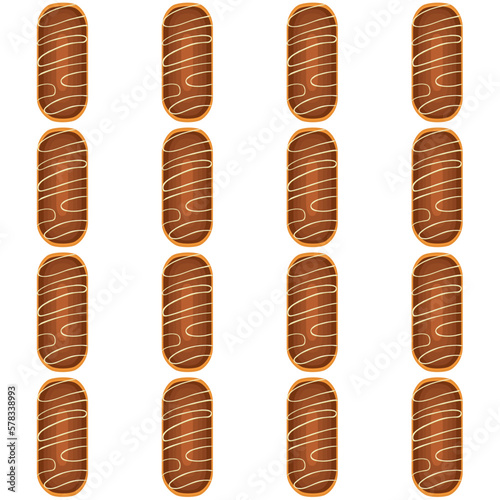 Pattern homemade cookie different taste in pastry biscuit