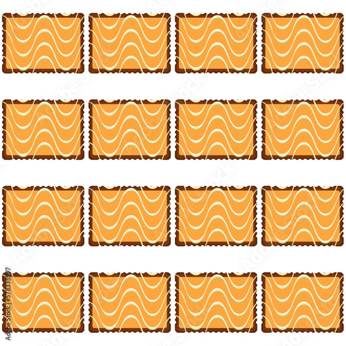 Pattern homemade cookie different taste in pastry biscuit