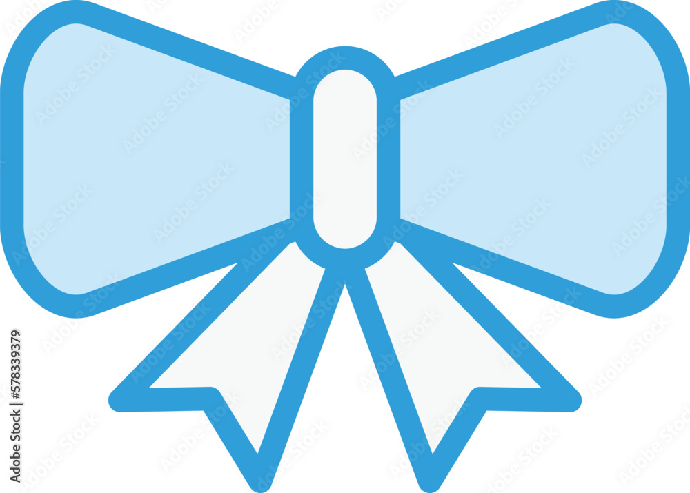 Bow Vector Icon Design Illustration Bow Vector Icon Design Illustration