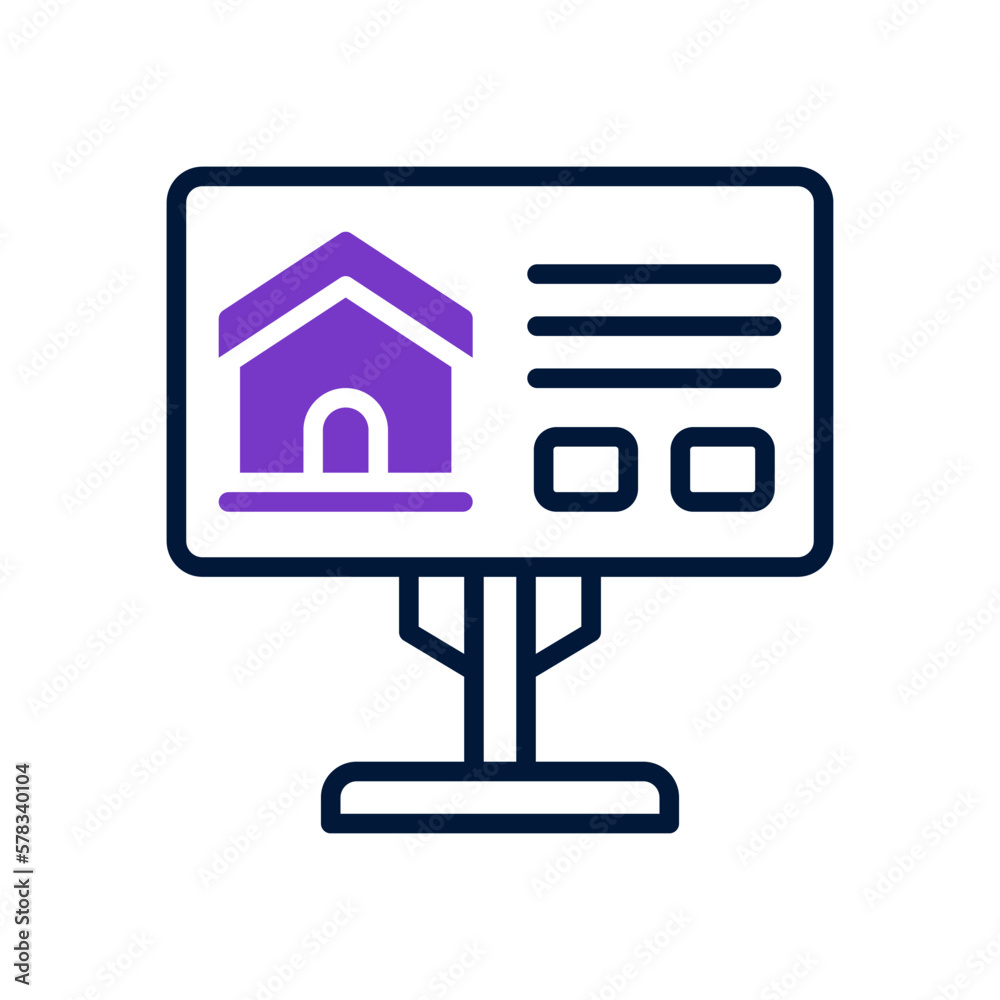 billboard icon for your website design, logo, app, UI. billboard icon for your website design, logo, app, UI.