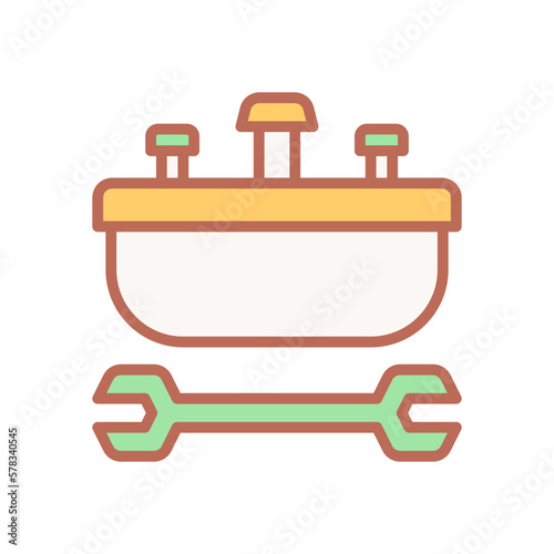 sink icon for your website design, logo, app, UI. 