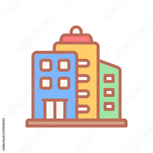 building icon for your website design, logo, app, UI. 