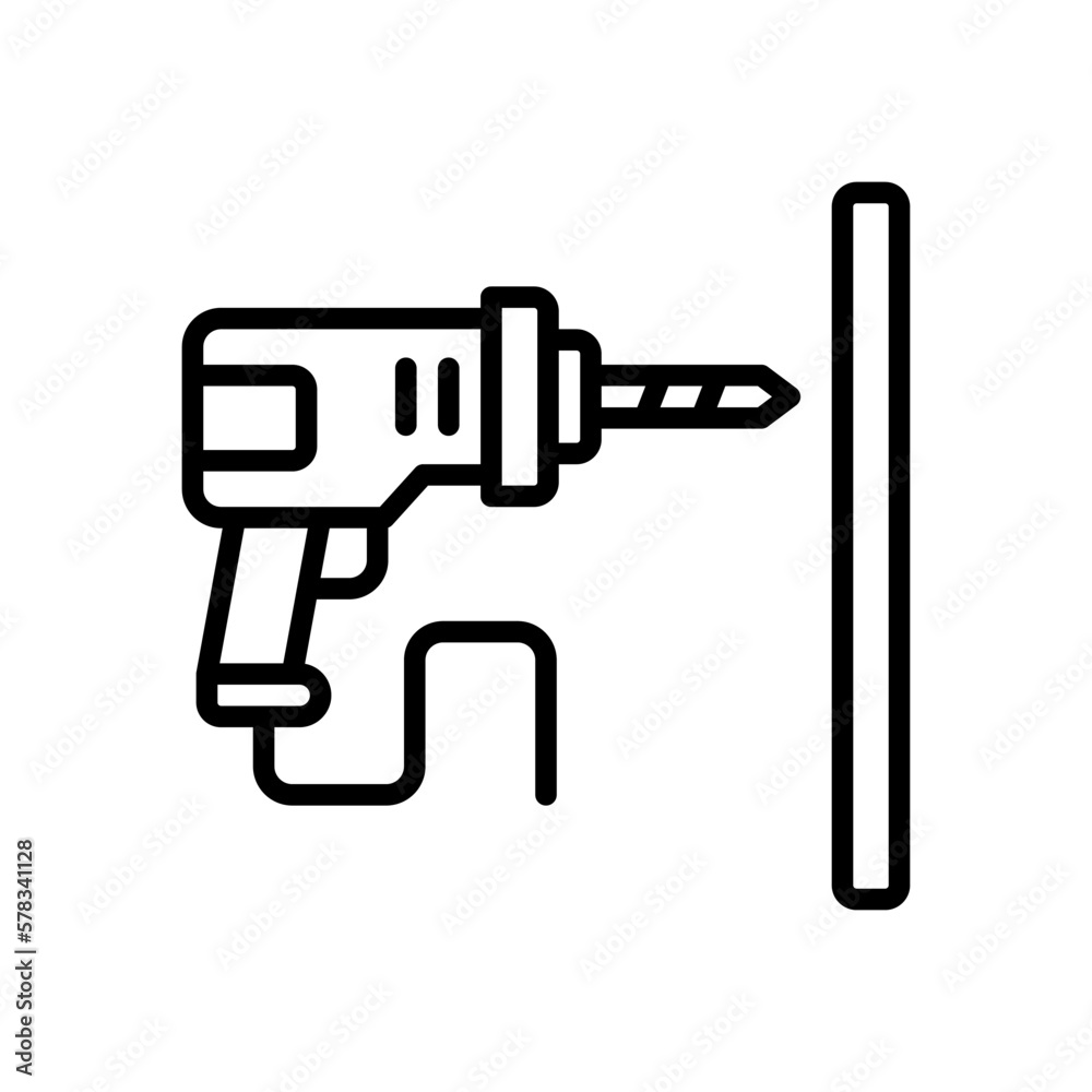 drill icon for your website design, logo, app, UI. 