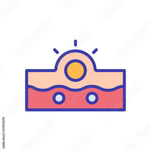 pimple icon for your website design, logo, app, UI. 