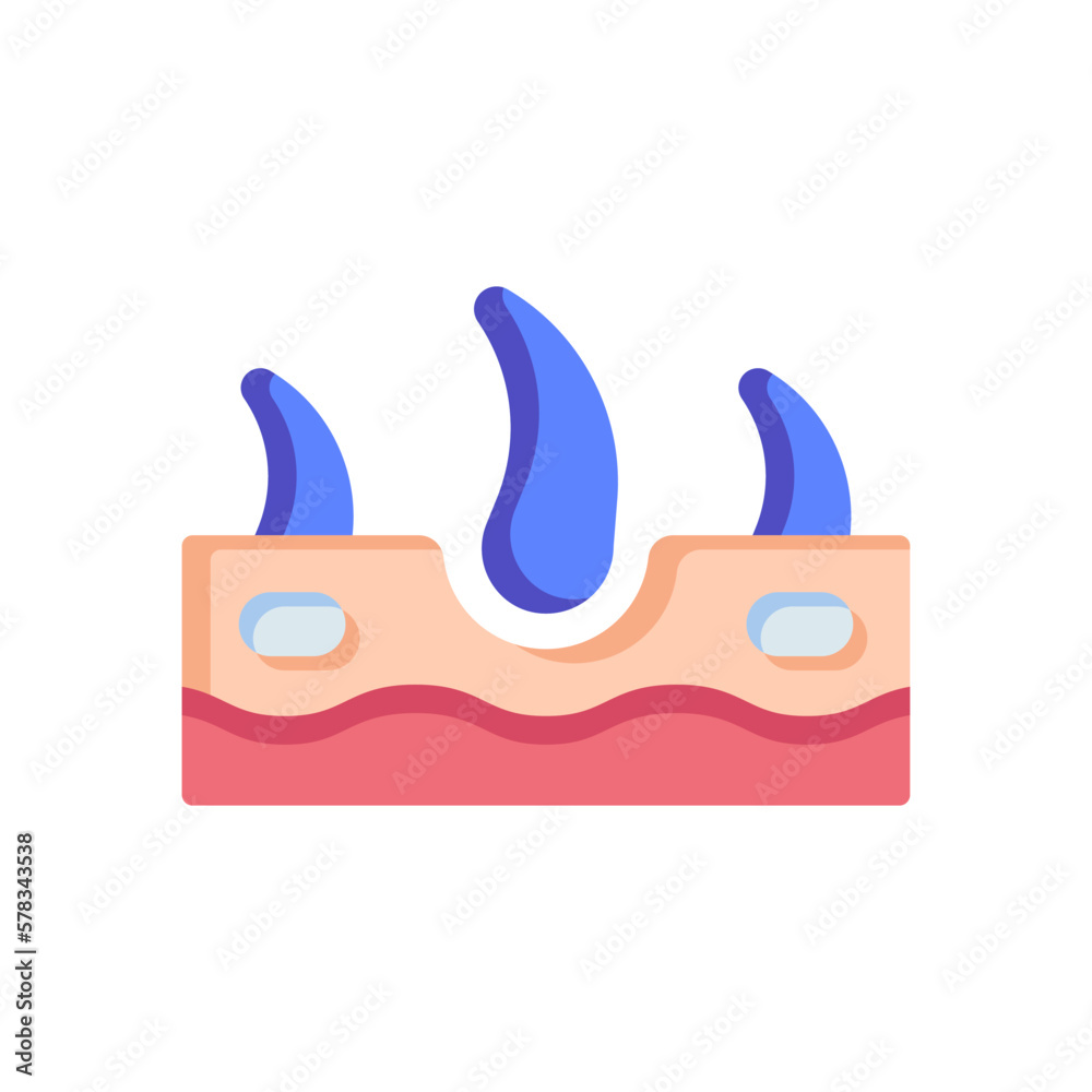 epidermis icon for your website design, logo, app, UI. epidermis icon for your website design, logo, app, UI.