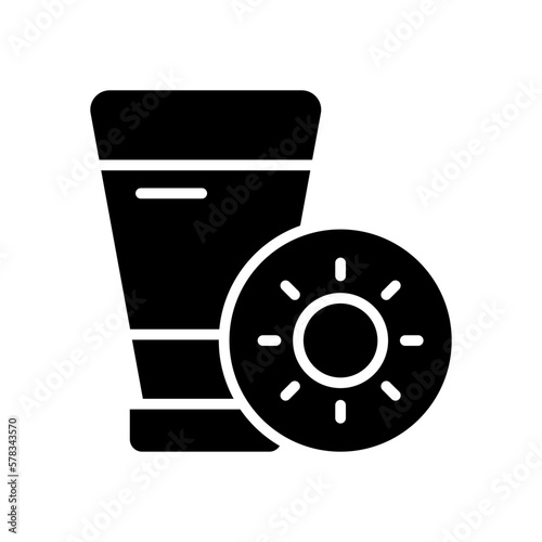 sun cream icon for your website design, logo, app, UI. 
