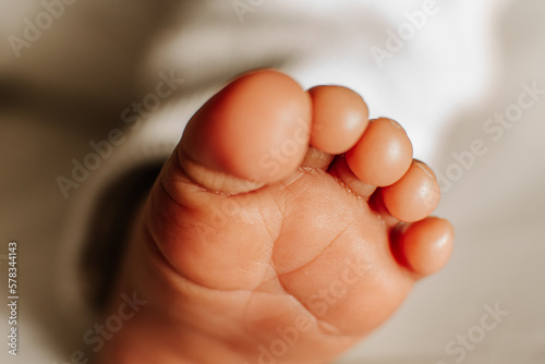 a tiny feet of baby child. © Djavan Rodriguez