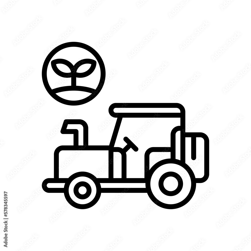 tractor icon for your website design, logo, app, UI. tractor icon for your website design, logo, app, UI.