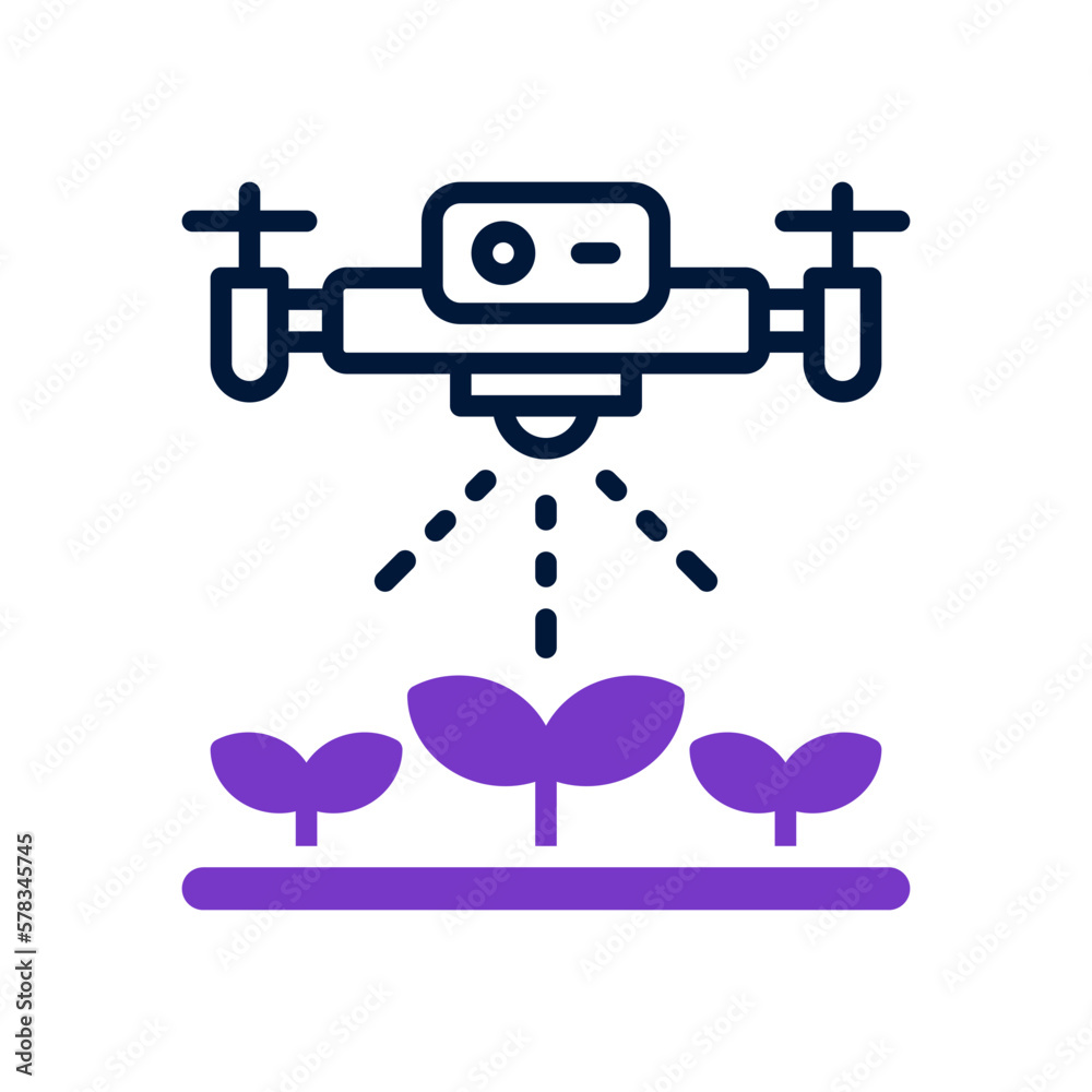 watering drone icon for your website design, logo, app, UI. watering drone icon for your website design, logo, app, UI.
