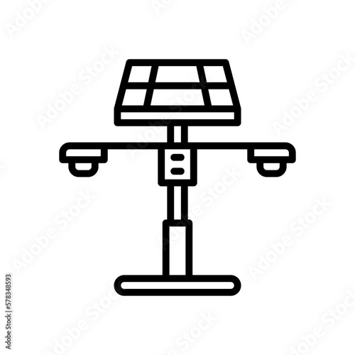 street lamp icon for your website, mobile, presentation, and logo design.