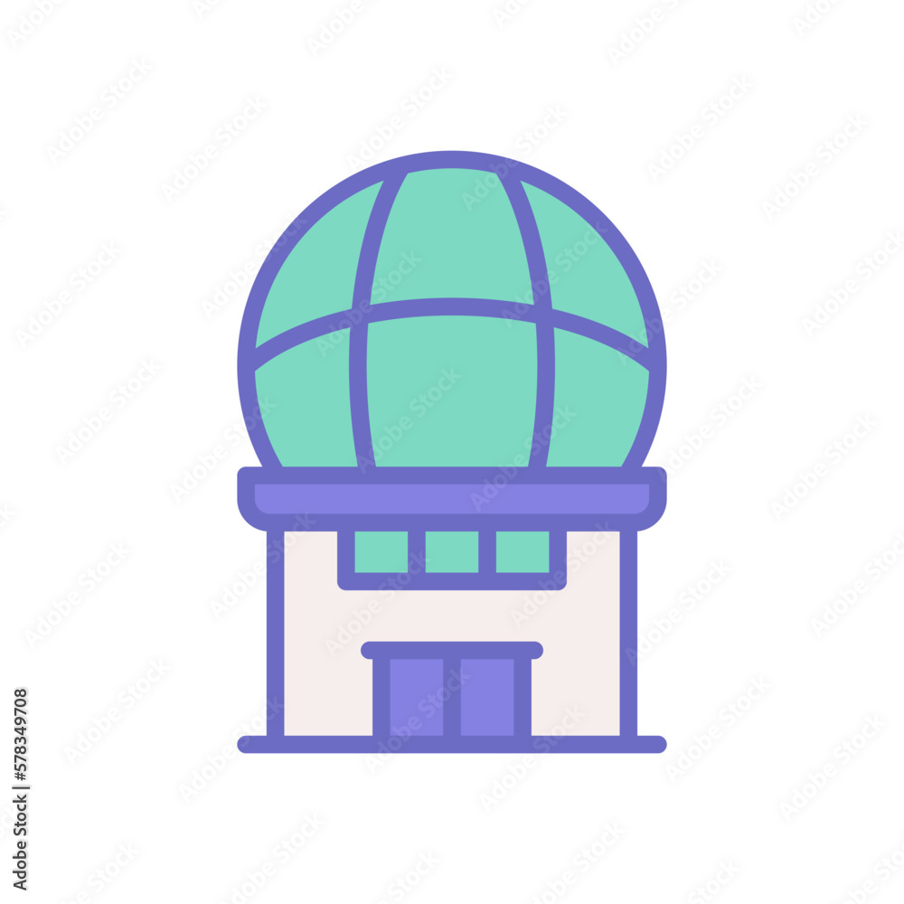 planetarium icon for your website design, logo, app, UI. planetarium icon for your website design, logo, app, UI.