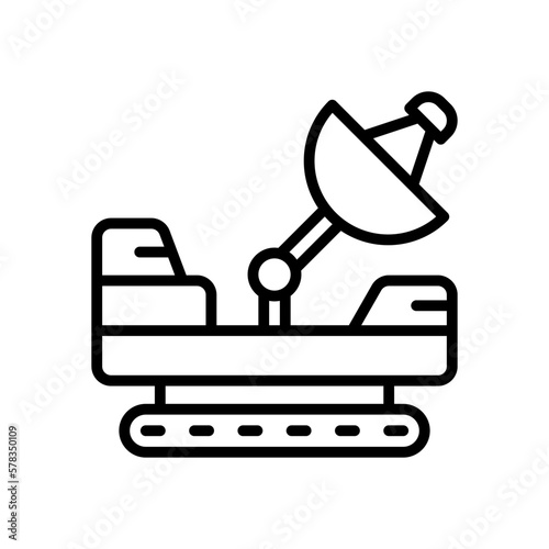 mars rover icon for your website design, logo, app, UI. 
