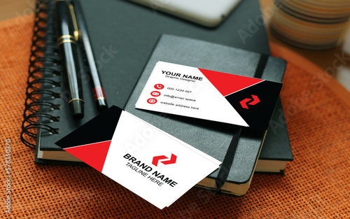 Modern minimalist luxury business card design, Professional business card design, Outstanding business cards, Unique business card design, Vector file & template