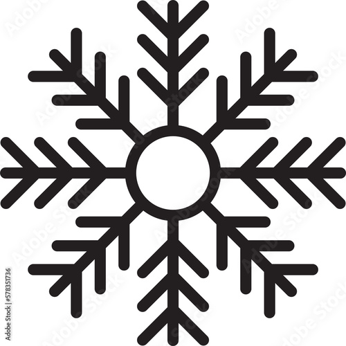 Snowflake icon clip art