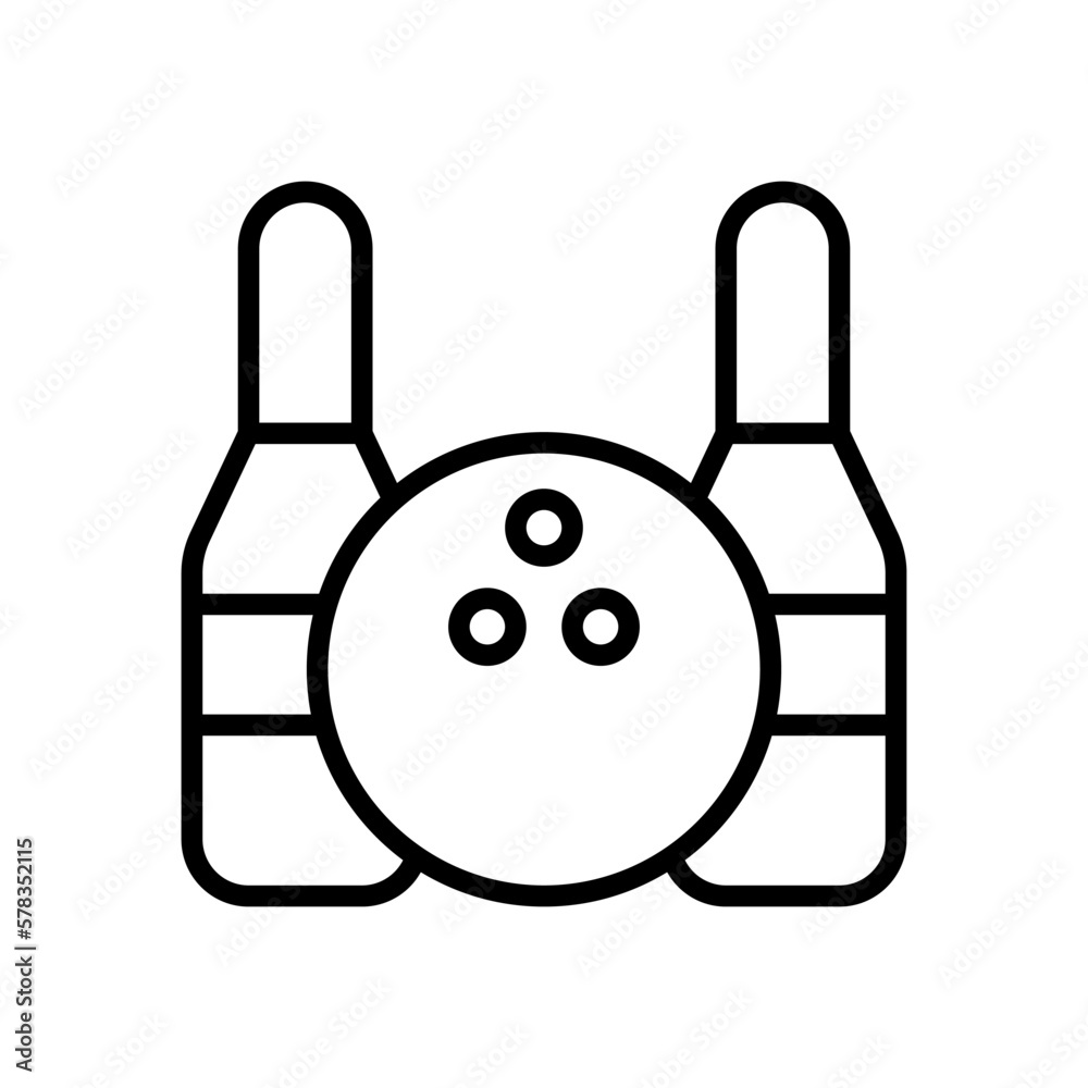 bowling icon for your website design, logo, app, UI. bowling icon for your website design, logo, app, UI.