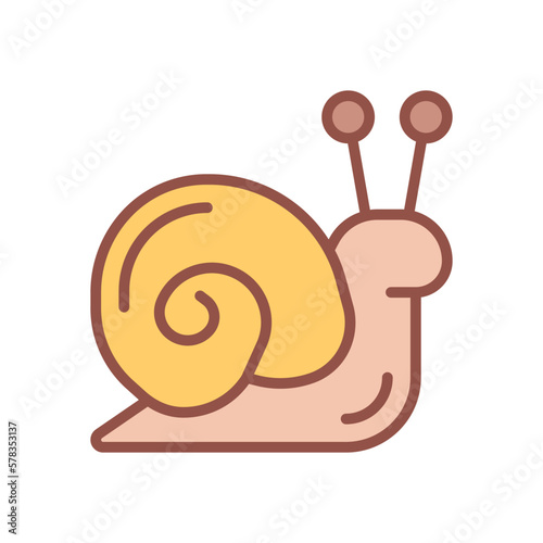snail icon for your website design, logo, app, UI. 