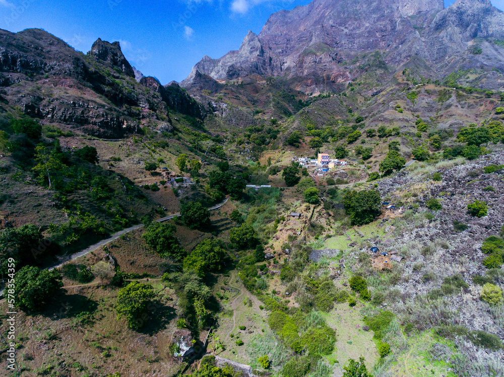 Orgoes, located in Santiago, Cabo Verde, is a beautiful location to capture stunning aerial photos. With its rugged coastline and picturesque beaches, this area offers a breathtaking view Orgoes, located in Santiago, Cabo Verde, is a beautiful location to capture stunning aerial photos. With its rugged coastline and picturesque beaches, this area offers a breathtaking view