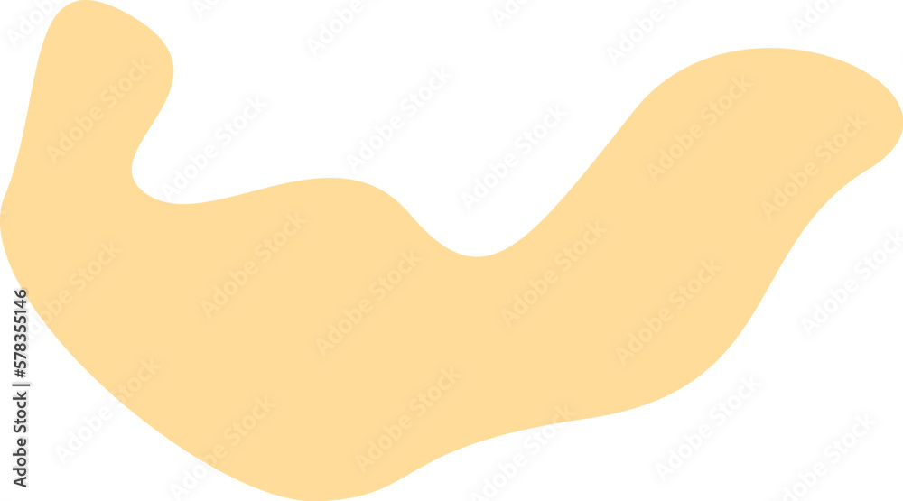 Orange geometrical blot for background Orange geometrical blot for background