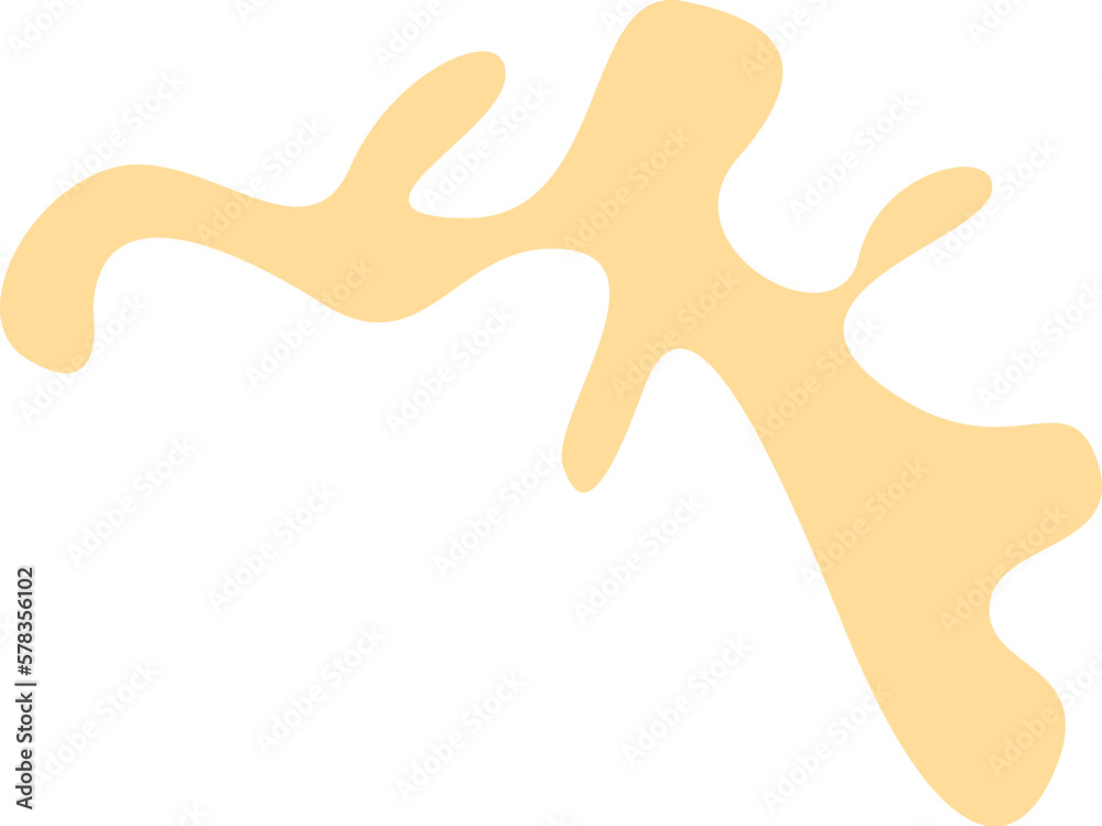 Orange geometrical blot for background Orange geometrical blot for background