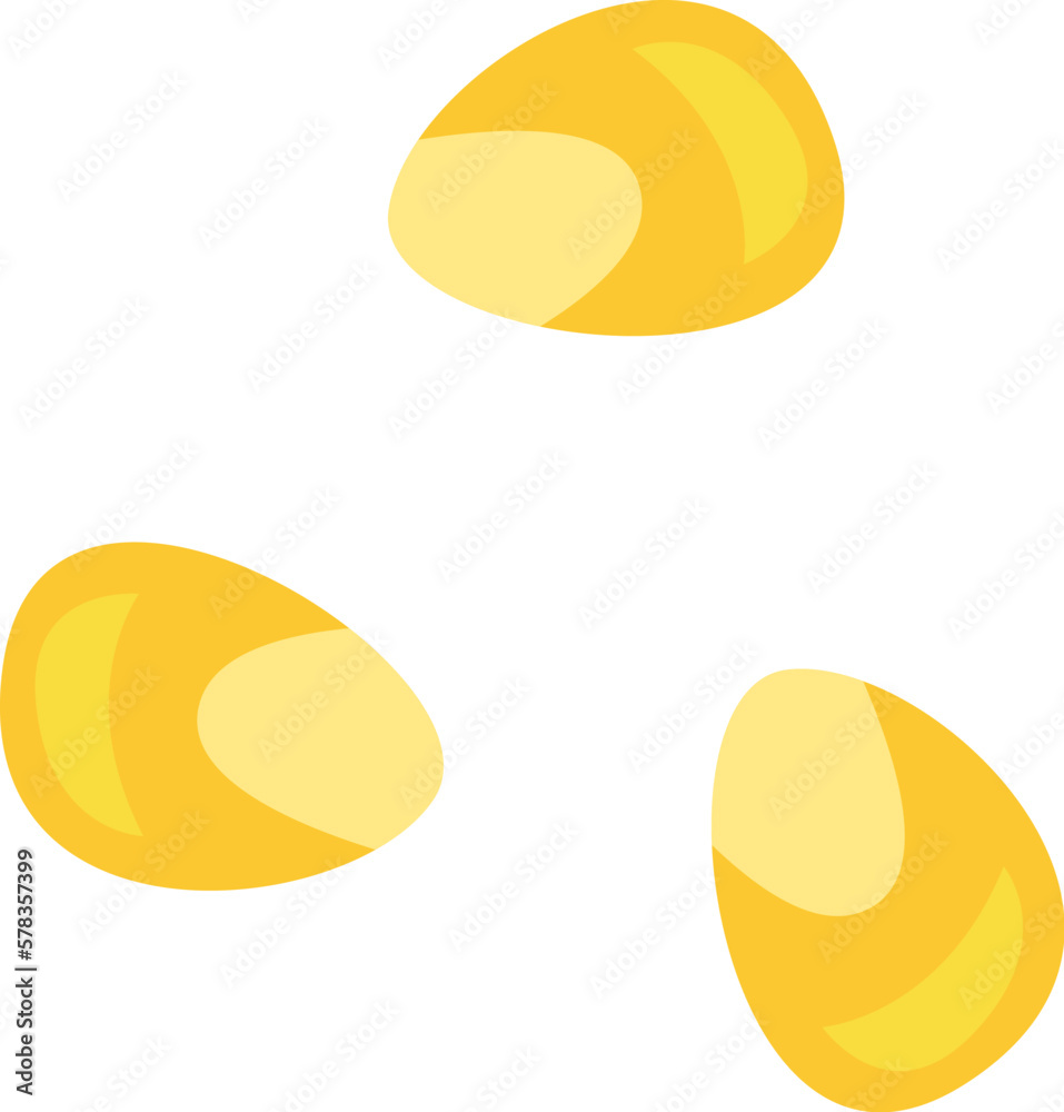 Corn seeds flat illustration Agriculture cultivation Corn seeds flat illustration Agriculture cultivation