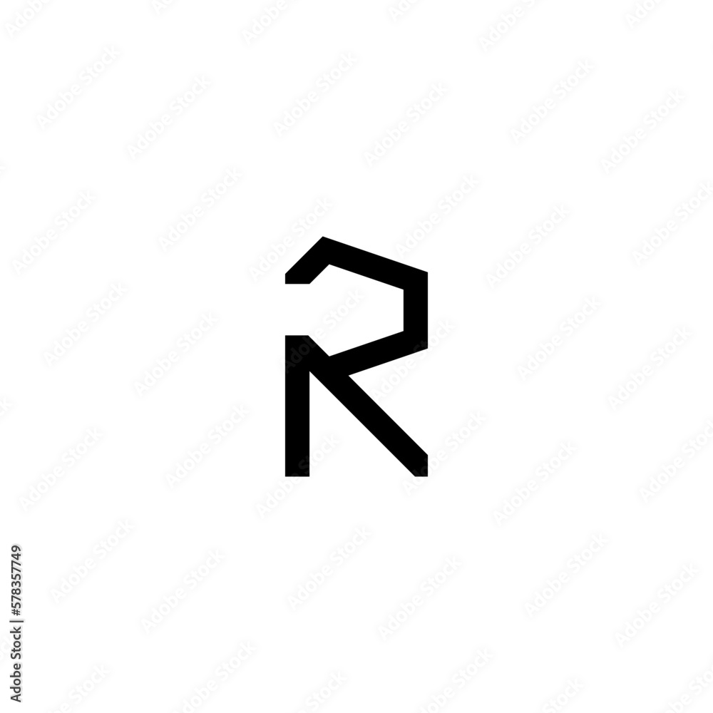 Premium design Logo with letter R for company branding and other
