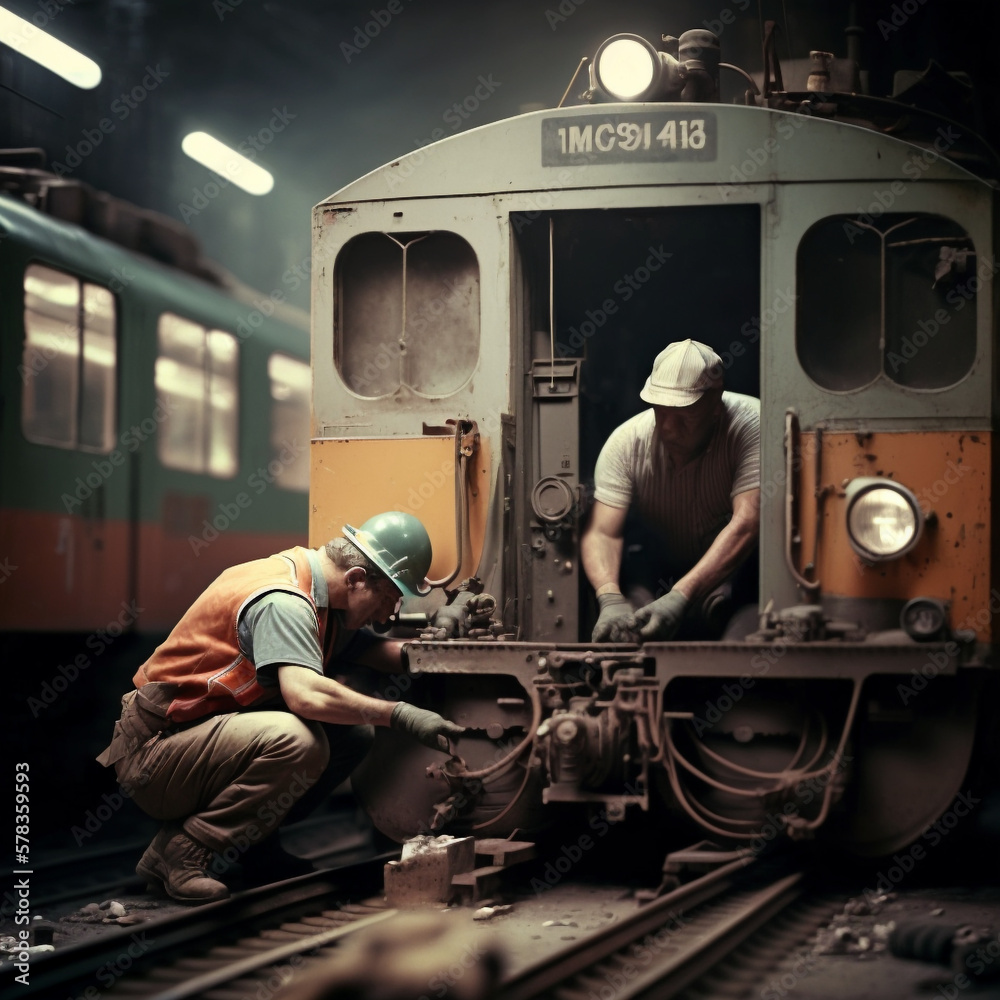 Infrastructure workers, train workers, subway Infrastructure workers, train workers, subway