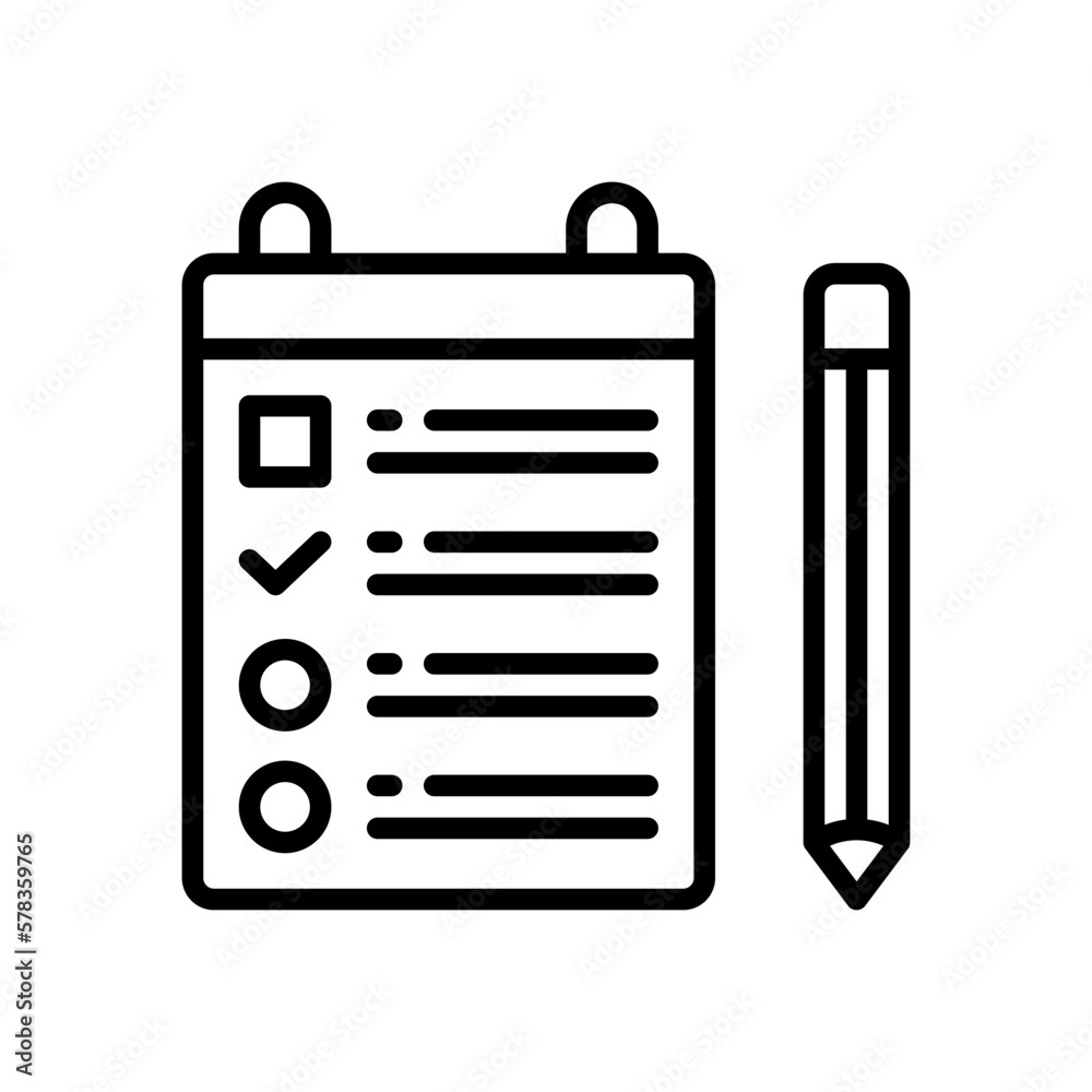 notebook icon for your website design, logo, app, UI. notebook icon for your website design, logo, app, UI.