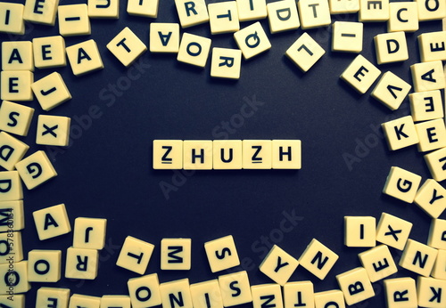 Zhuzh Letters and words tiles