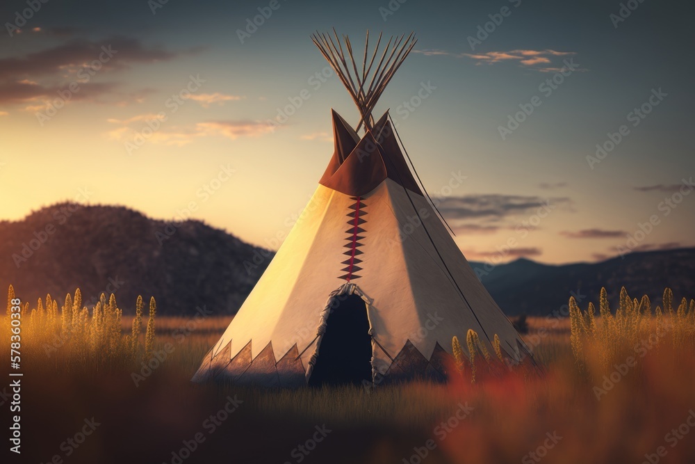 Traditional native american teepee - embracing the history and culture