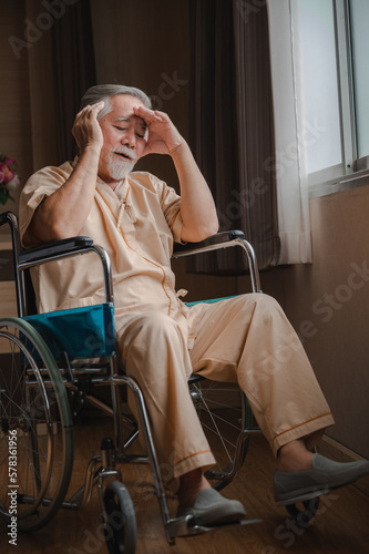 Asian elderly senior male d...
