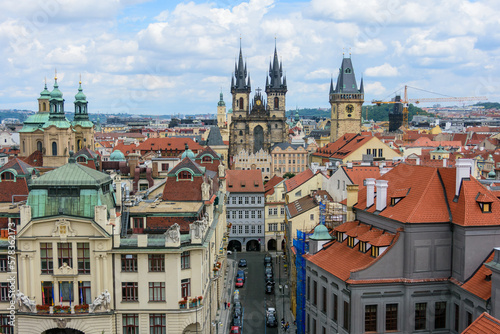 Views of the city Prague in the Czech Republic