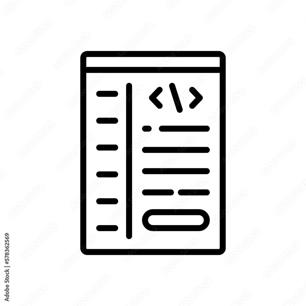 coding icon for your website design, logo, app, UI. coding icon for your website design, logo, app, UI.