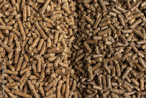 Production of wood pellets. A type of wood fuel. Used in boilers of central heating systems