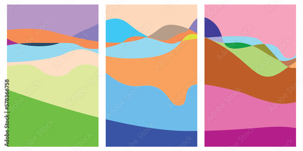Flat Design Abstract Background