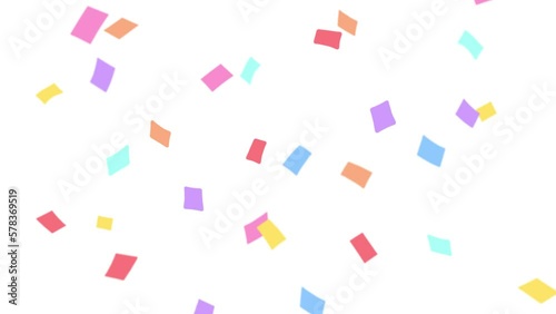 カラフルな紙吹雪